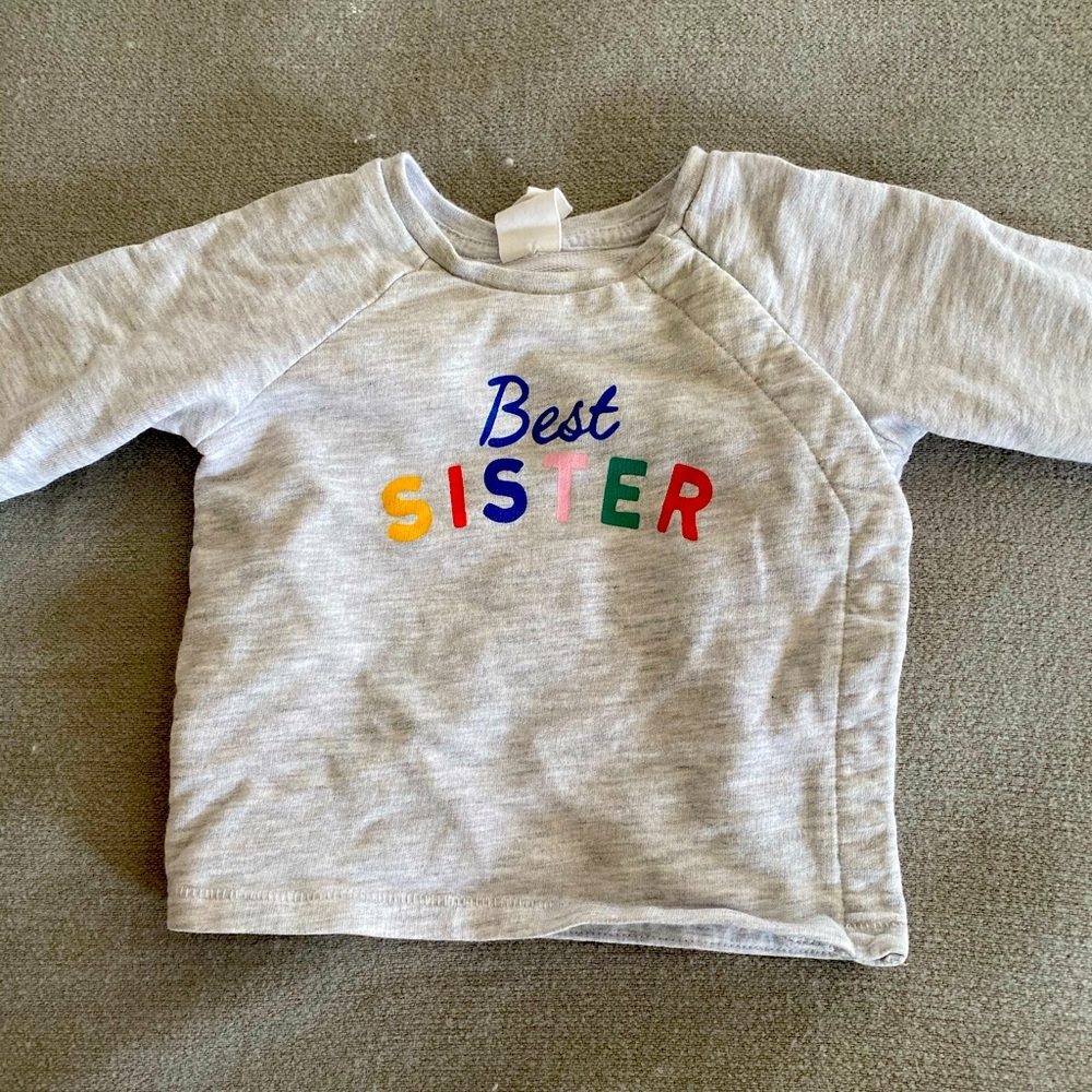 H&M baby sister sweater size 2-4months